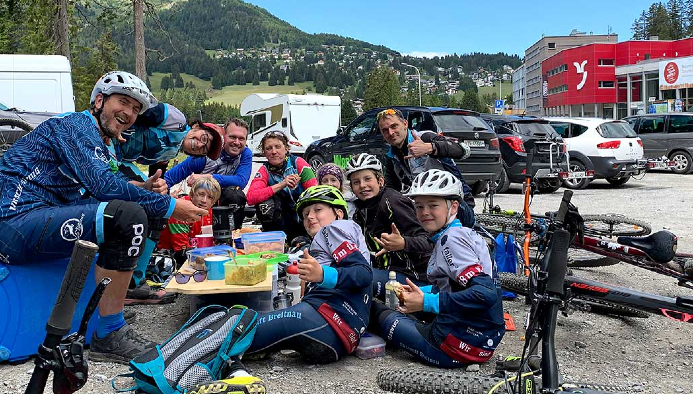 mtb enduro familien camp in lenzerheide