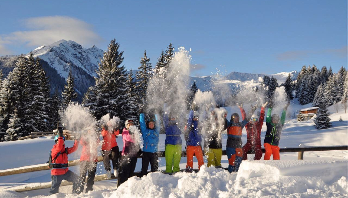 wintercamp in saalbach hinterglemm