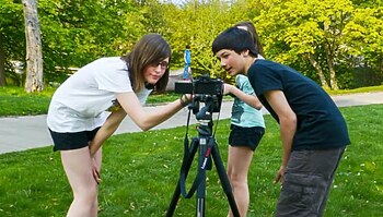 film & englisch camp in regen, bayrischer wald