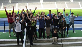 fußballcamp olympiapark in charlottenburg, berlin