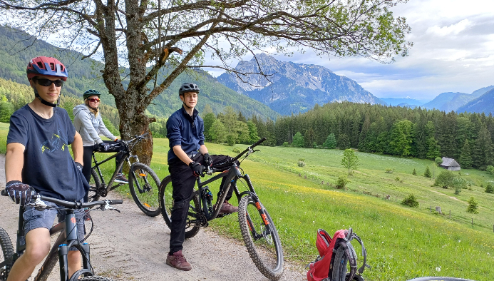 alm camp in den bergen